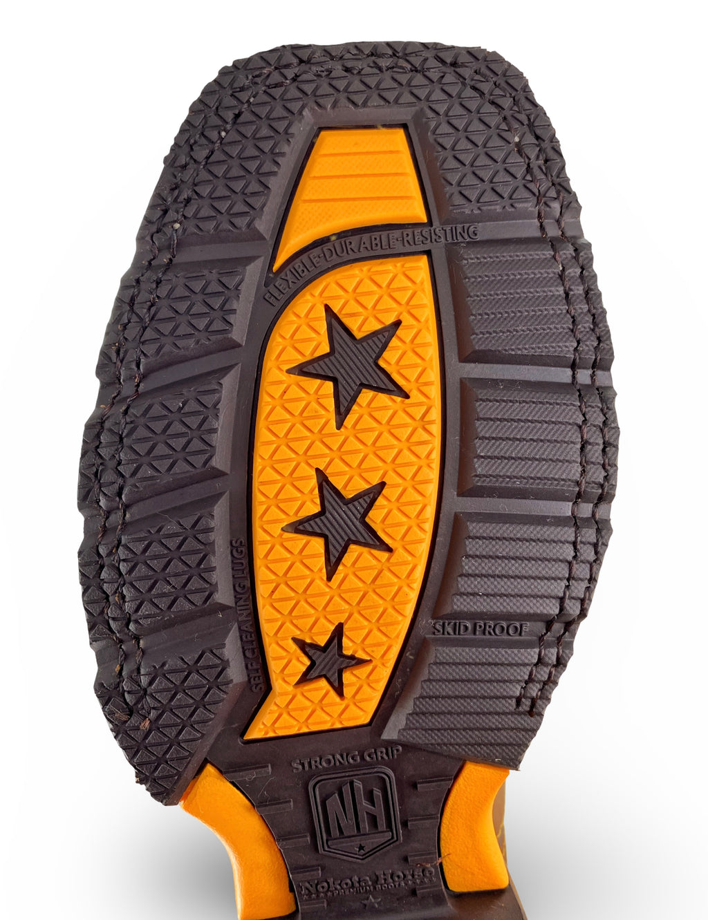 Nokota Horse Mens Campell 25 Crazy H Miel Stl Toe