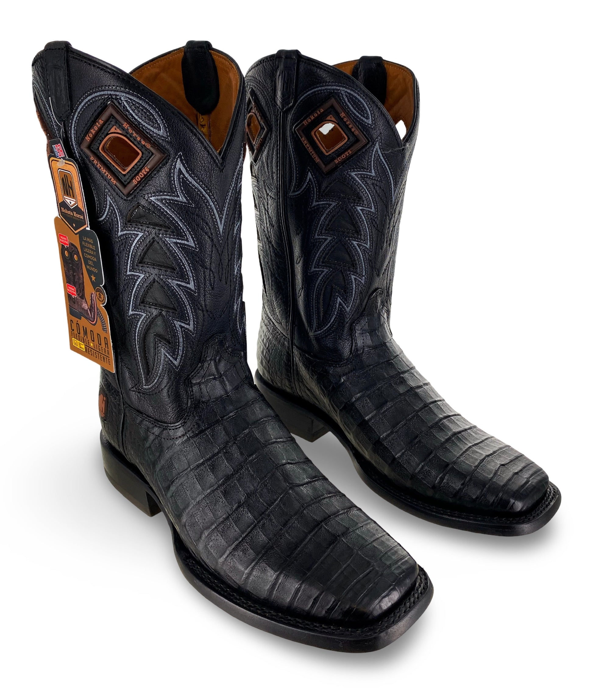 Nokota Horse Mens McCarthy 18 Orig Coco Belly Negro