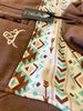 Lost Calf Heather Brown Aztec Unisex Jacket