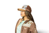 Lost Calf Heather Brown Aztec Unisex Jacket