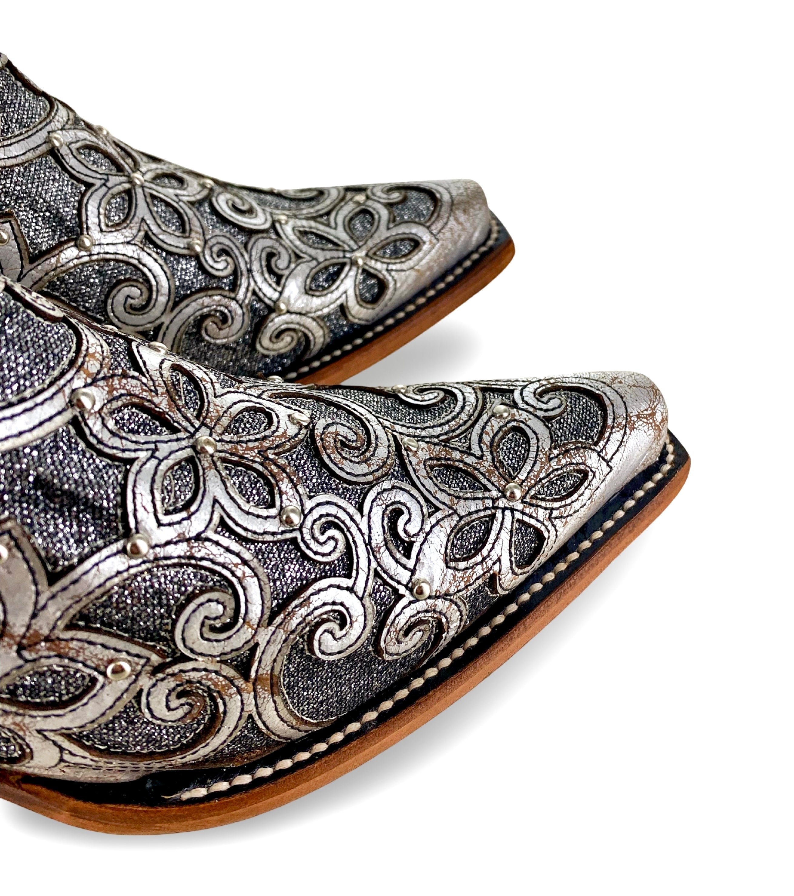 Reywelt Women's 890 Elsa Craquelado Plata L-51203