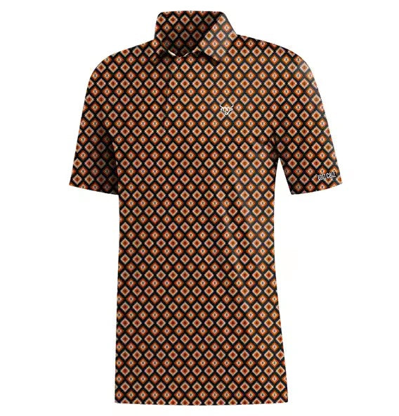 Lost Calf Men's Retro Yuma Performance Polo