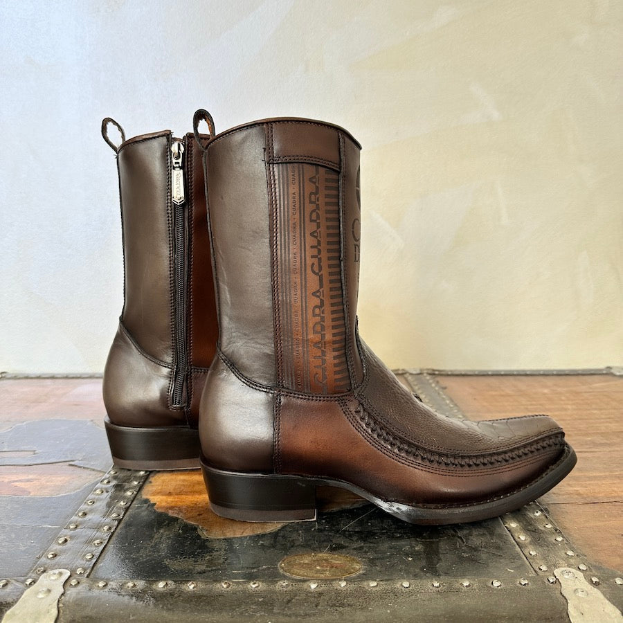 Cuadra Mens Genuine Ostrich Leather Boots 1J2KPT