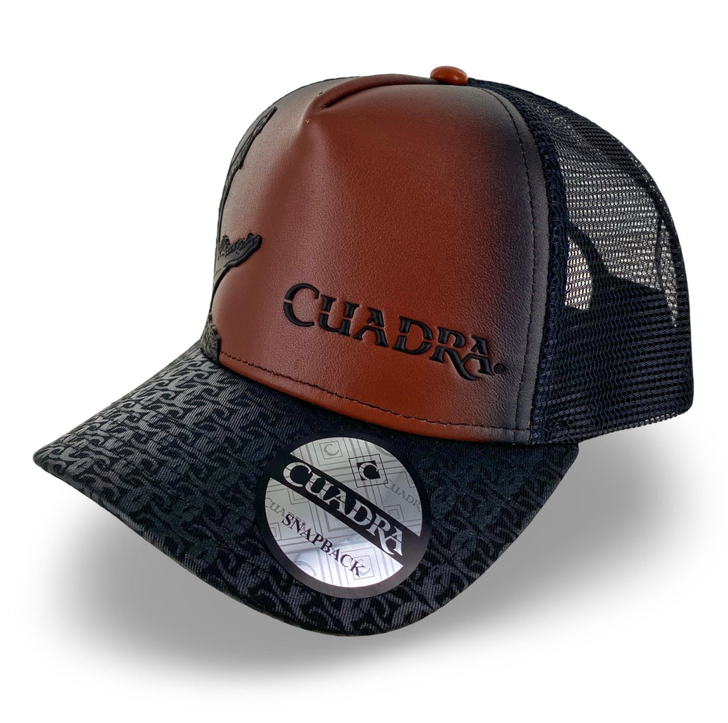 CUADRA | BOWN/BLUE CAP CAIMAN PATCH