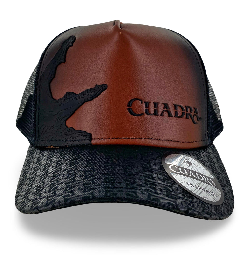 CUADRA | BOWN/BLUE CAP CAIMAN PATCH