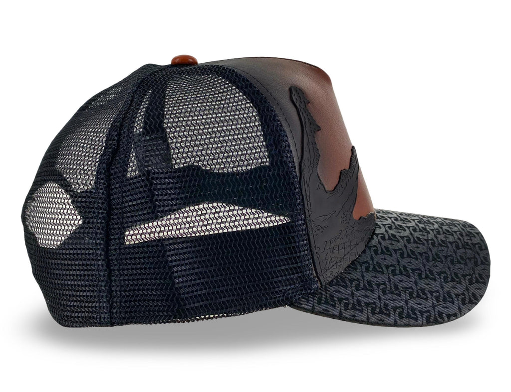CUADRA | BOWN/BLUE CAP CAIMAN PATCH