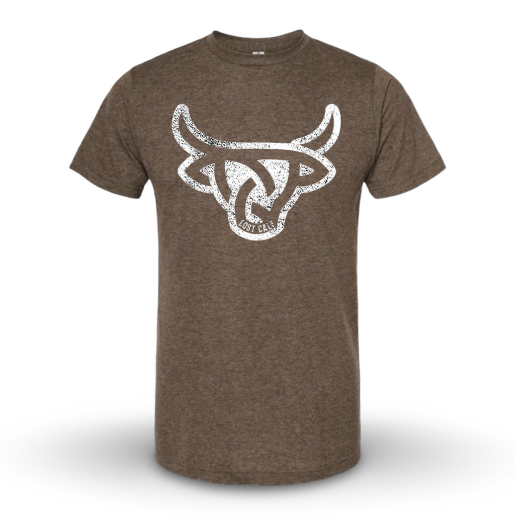 Lost Calf Angus Tee Brown Unisex