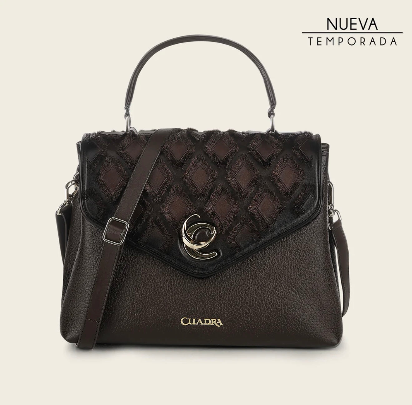 CUADRA | Women's Coffee Azteca Genuine Bovine Leather BOD4ARS