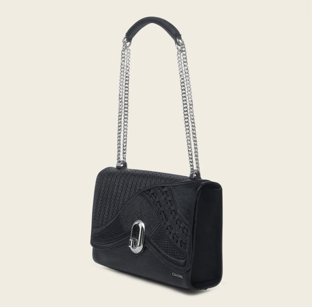 CUADRA | Women's Black Genuine Stingray Leather BOD2OMA
