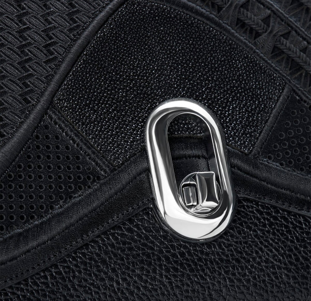 CUADRA | Women's Black Genuine Stingray Leather BOD2OMA