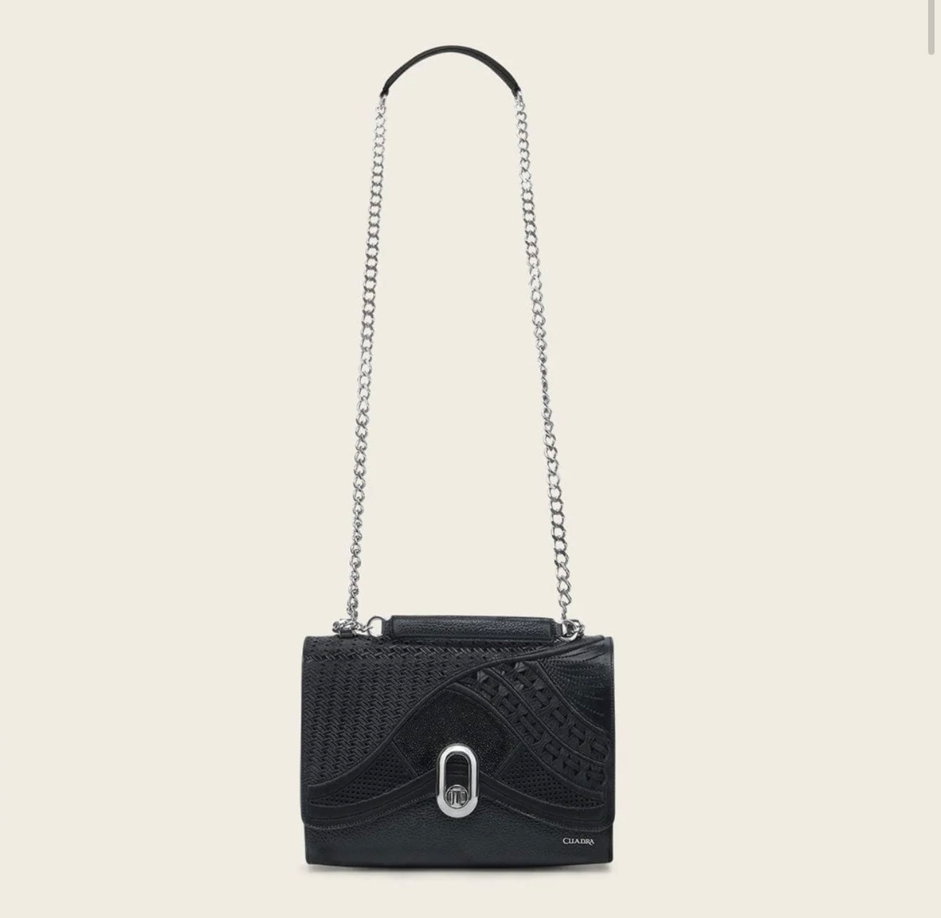 CUADRA | Women's Black Genuine Stingray Leather BOD2OMA