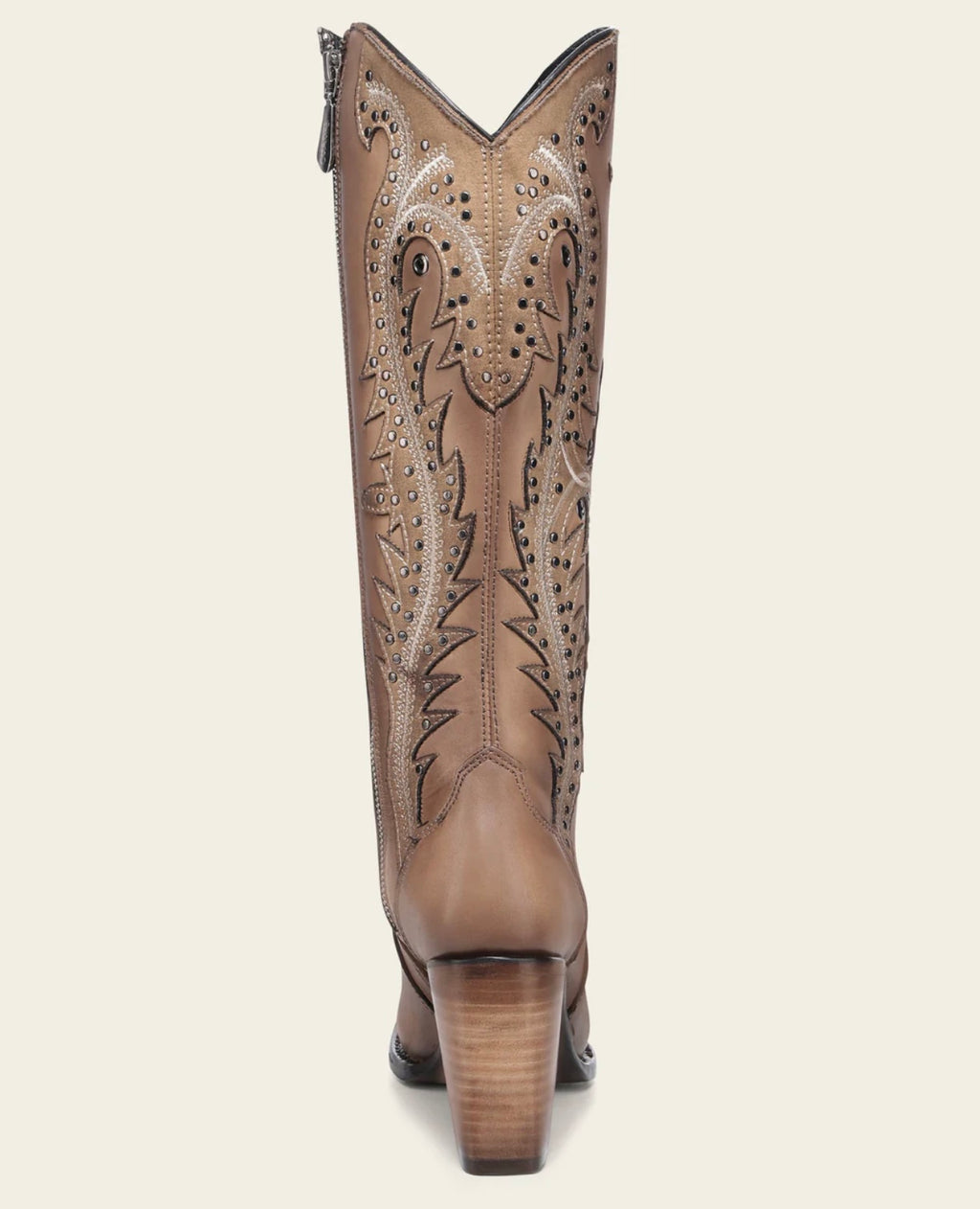 Cuadra Women's Light Brown Tall Bovine Leather Boots 4109RS