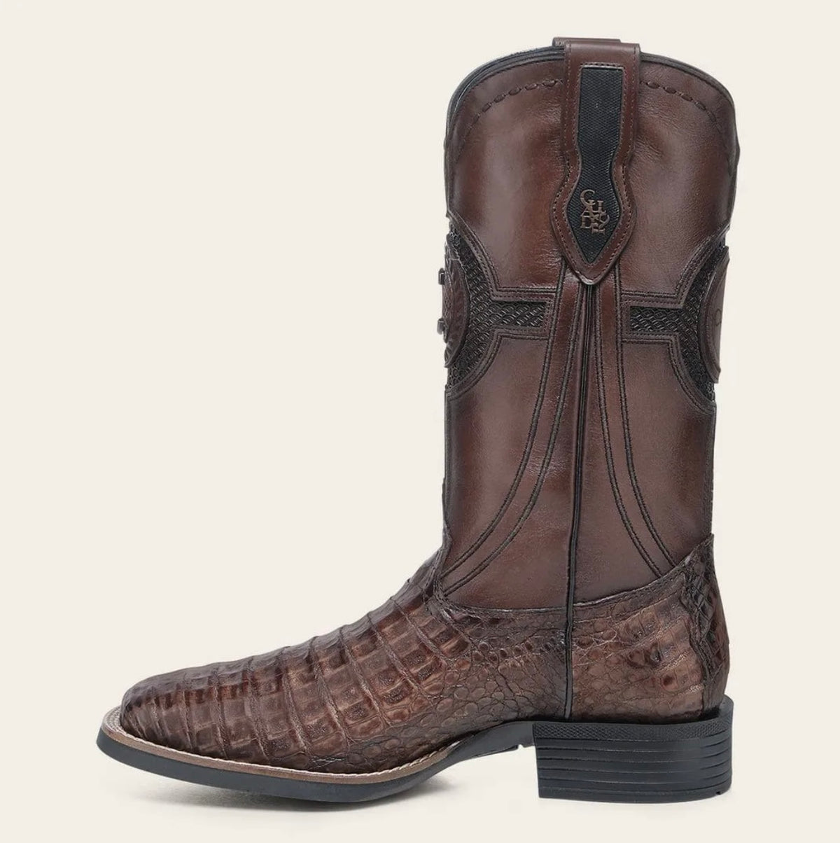Cuadra Genuine Belly Caiman Honey Cowboy Boot for Men 3Z2YFY CU975-L
