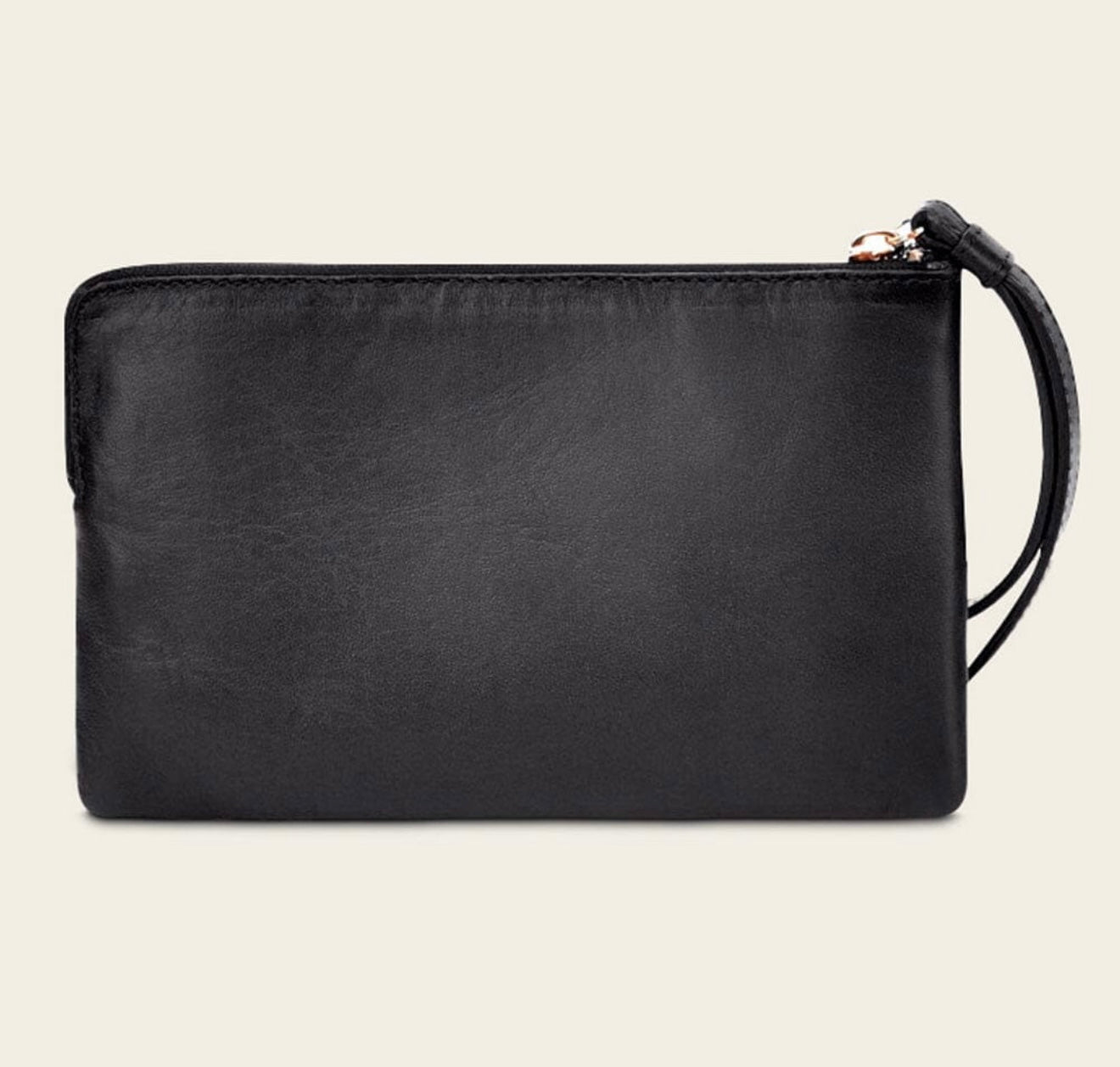 CUADRA | Women's Black Genuine Stingray/Bovine Leather Coin Purse BD192MA