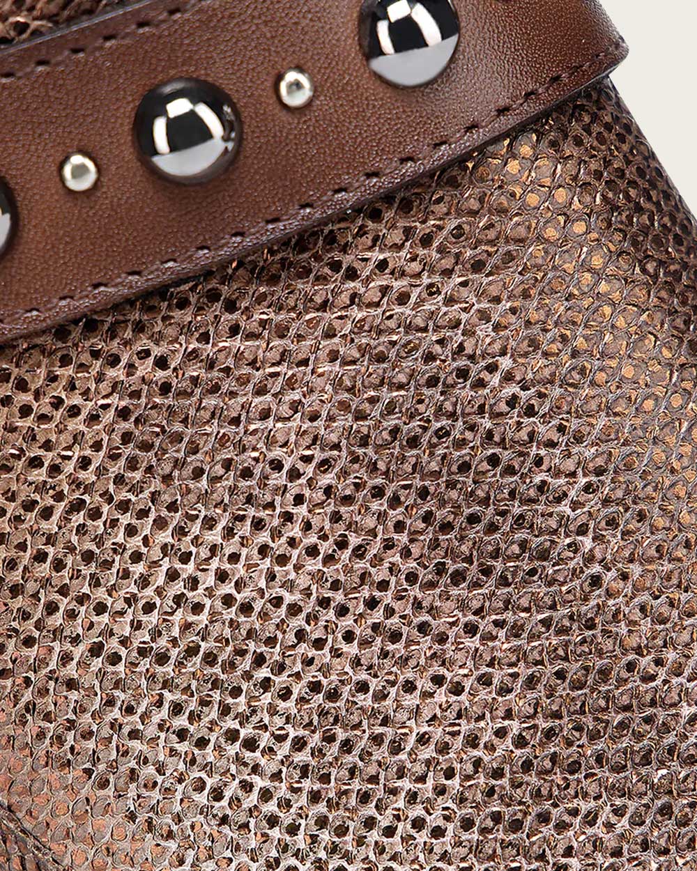 Cuadra Wmns Ankle Gold Carunga Python Leather Boots CU951