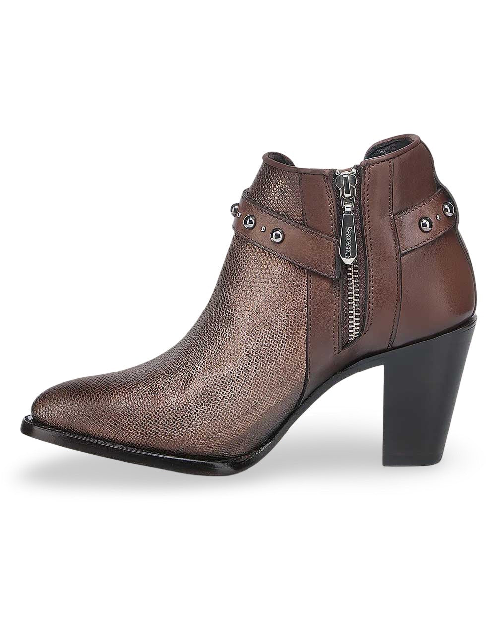 Cuadra Wmns Ankle Gold Carunga Python Leather Boots CU951