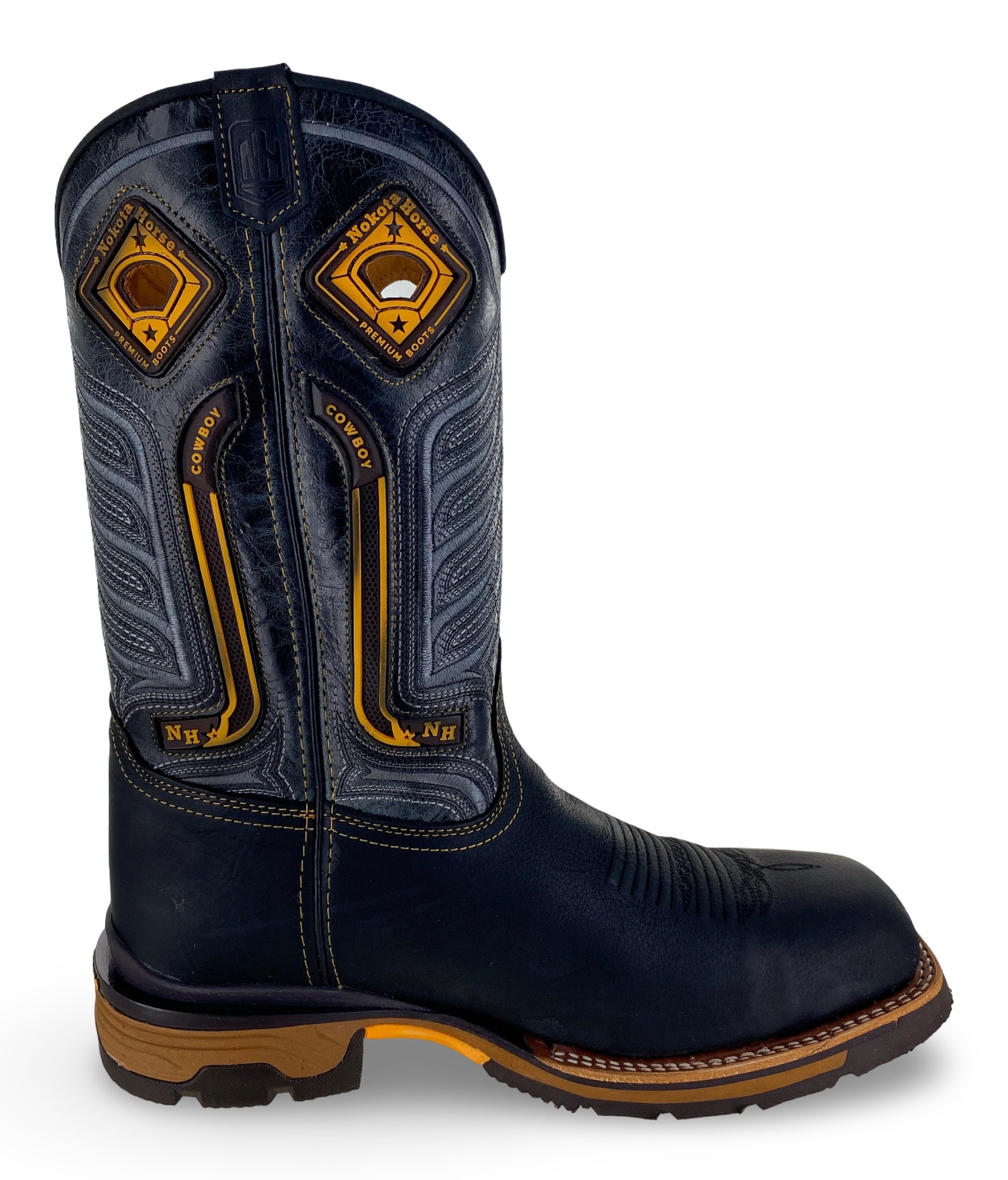 Nokota Horse Mens Sthil 25 Bisonte Tinker Negro