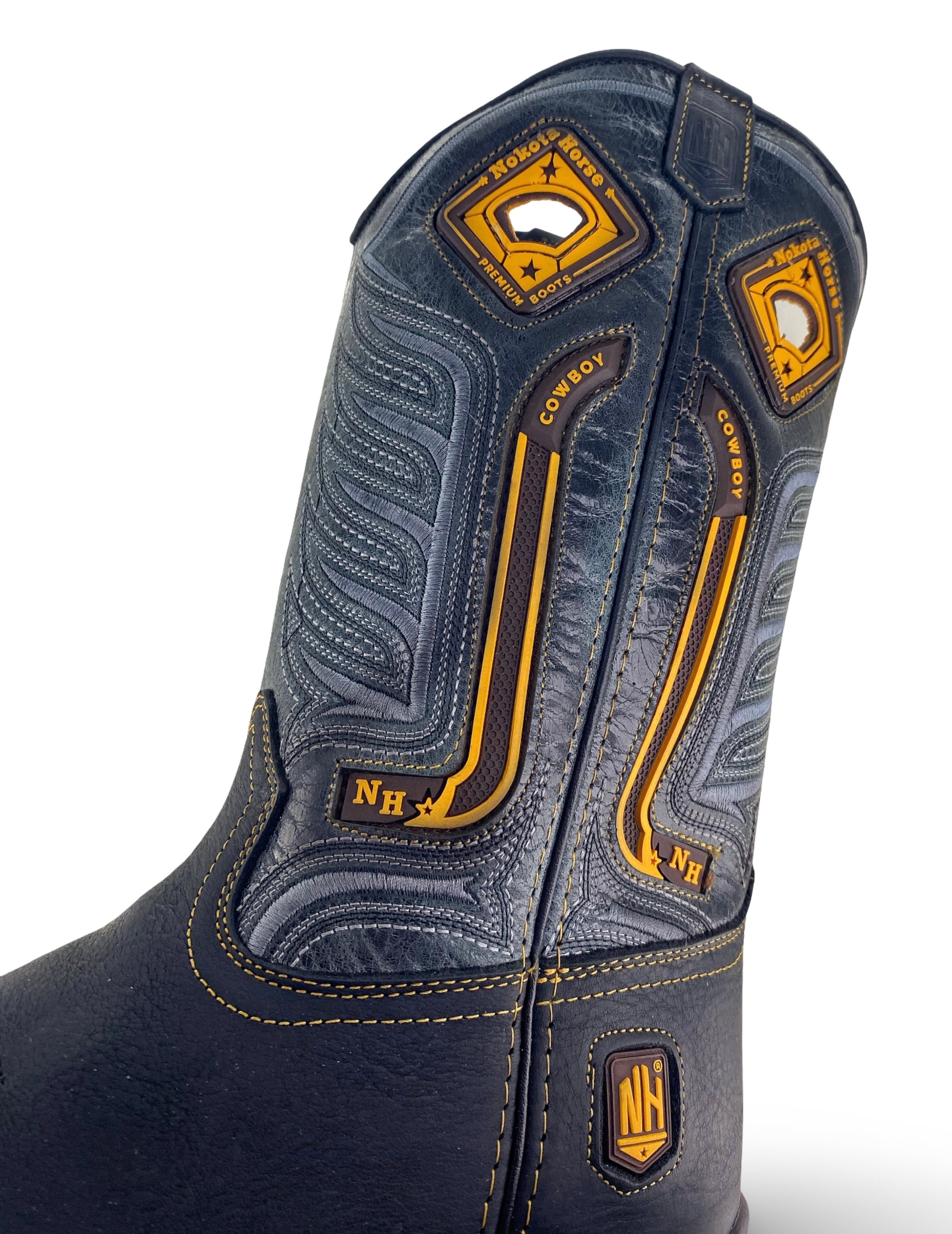 Nokota Horse Mens Sthil 25 Bisonte Tinker Negro