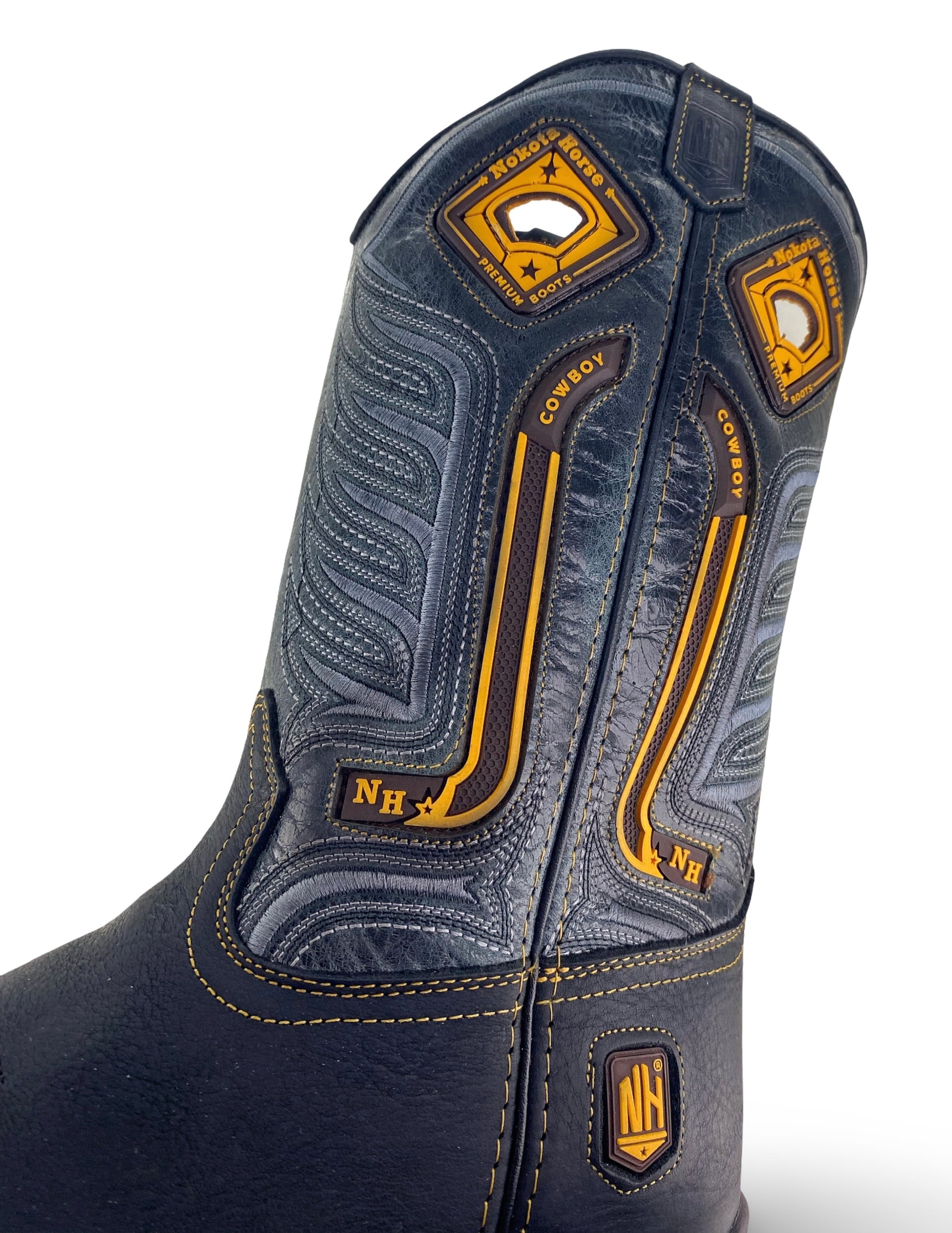 Nokota Horse Mens Sthil 25 Bisonte Tinker Negro