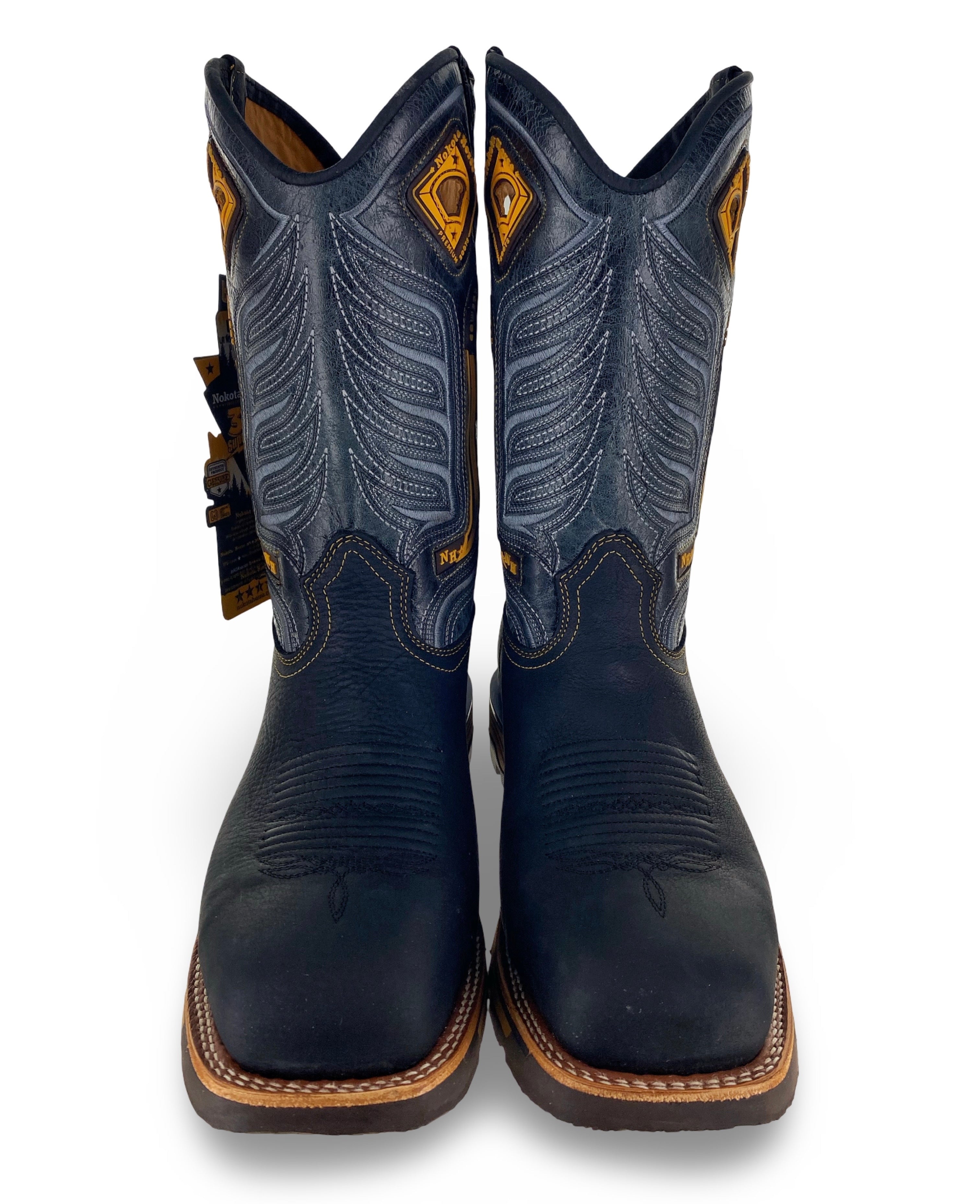 Nokota Horse Mens Sthil 25 Bisonte Tinker Negro