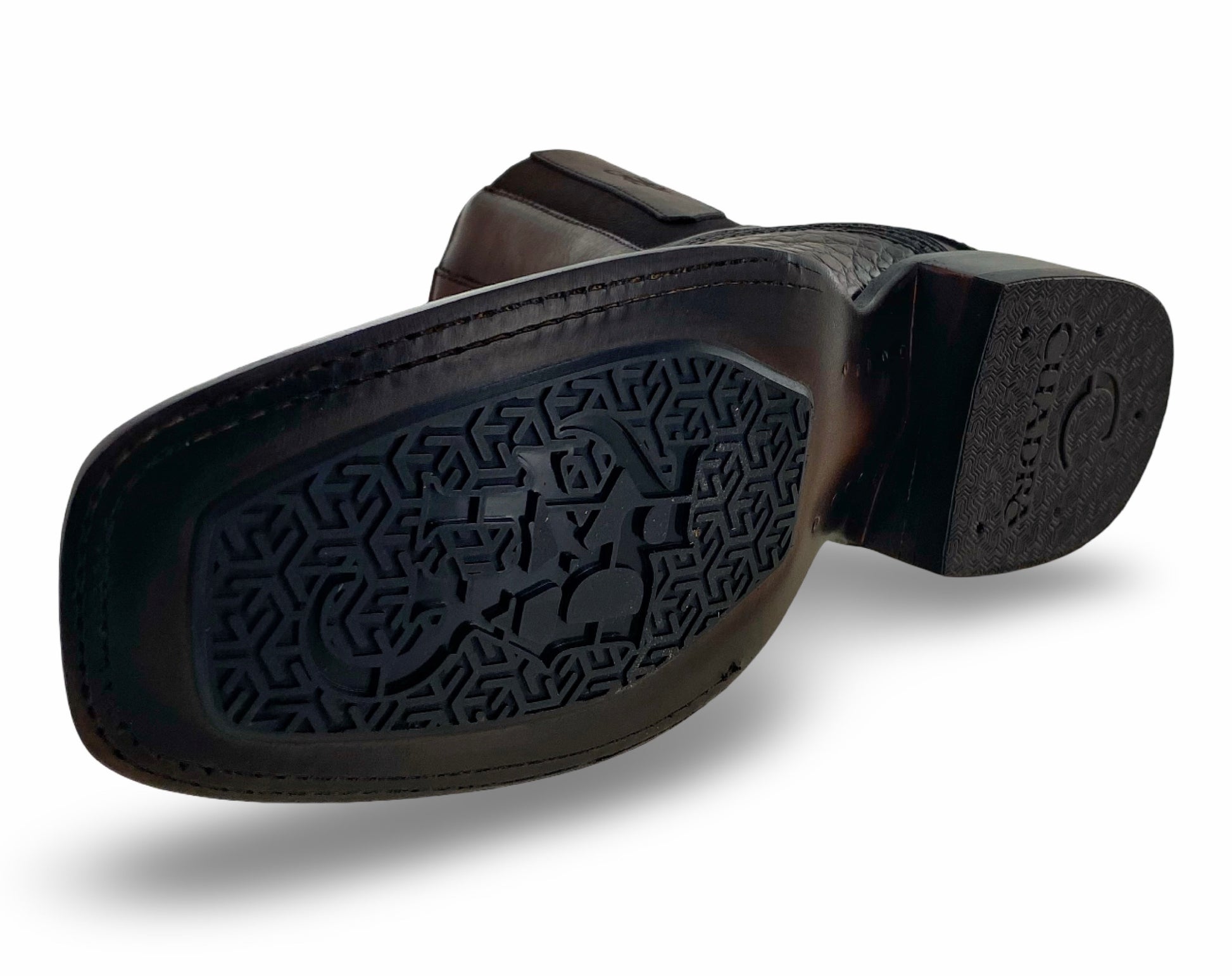 Cuadra Mens Maple Genuine Caiman Belly Boots CU892