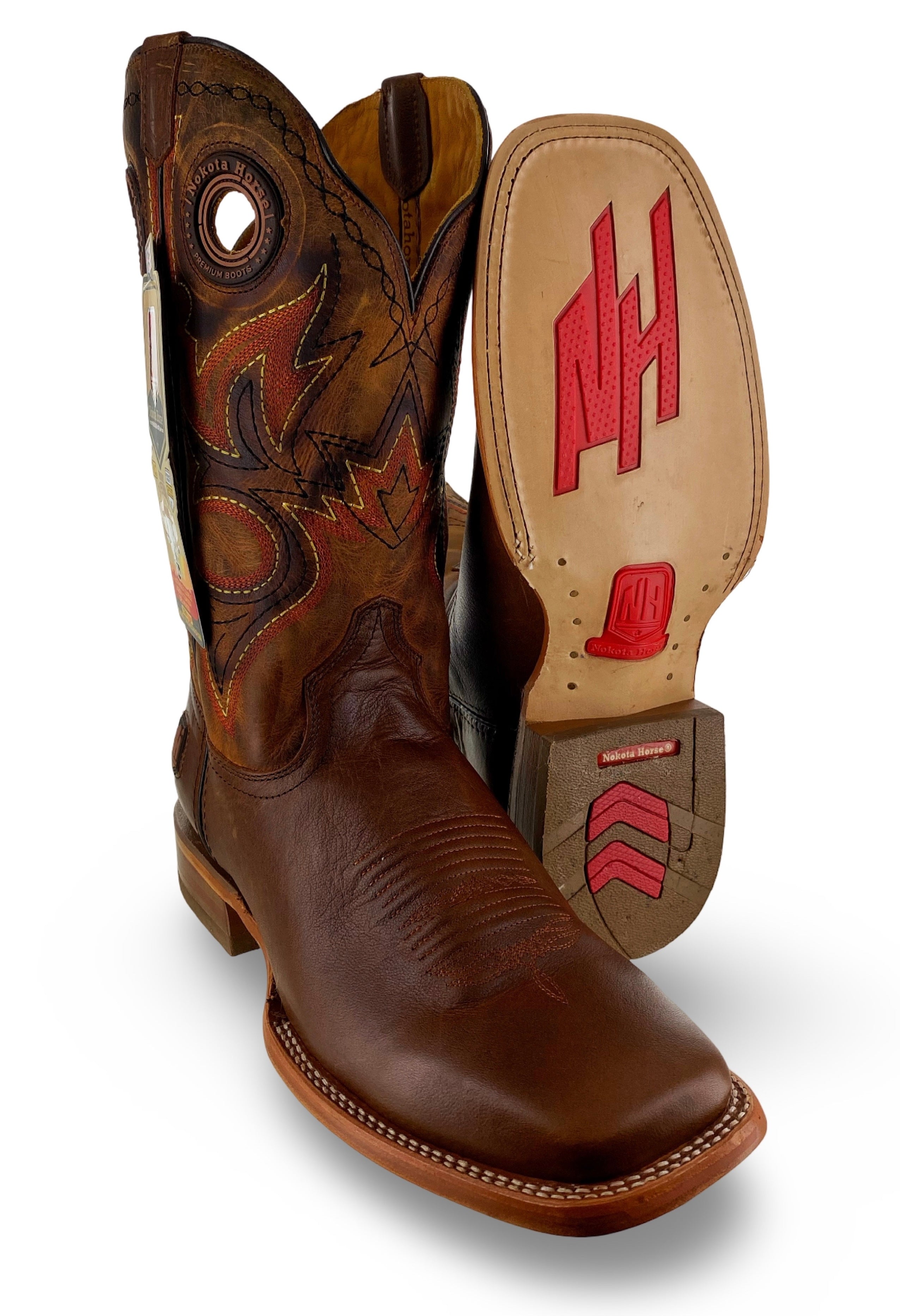 Nokota Horse Mens Laredo 18 Briana Tabaco