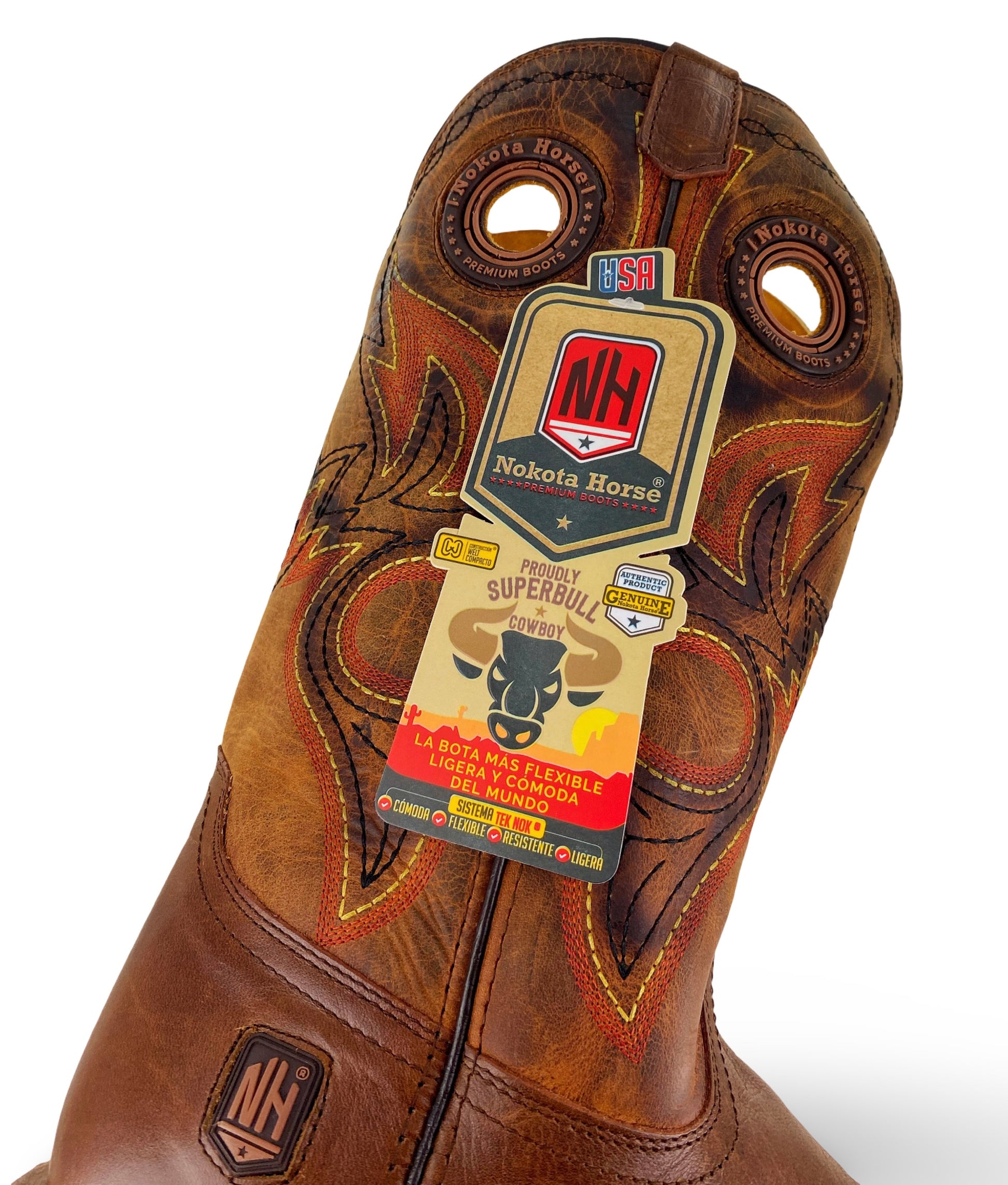 Nokota Horse Mens Laredo 18 Briana Tabaco