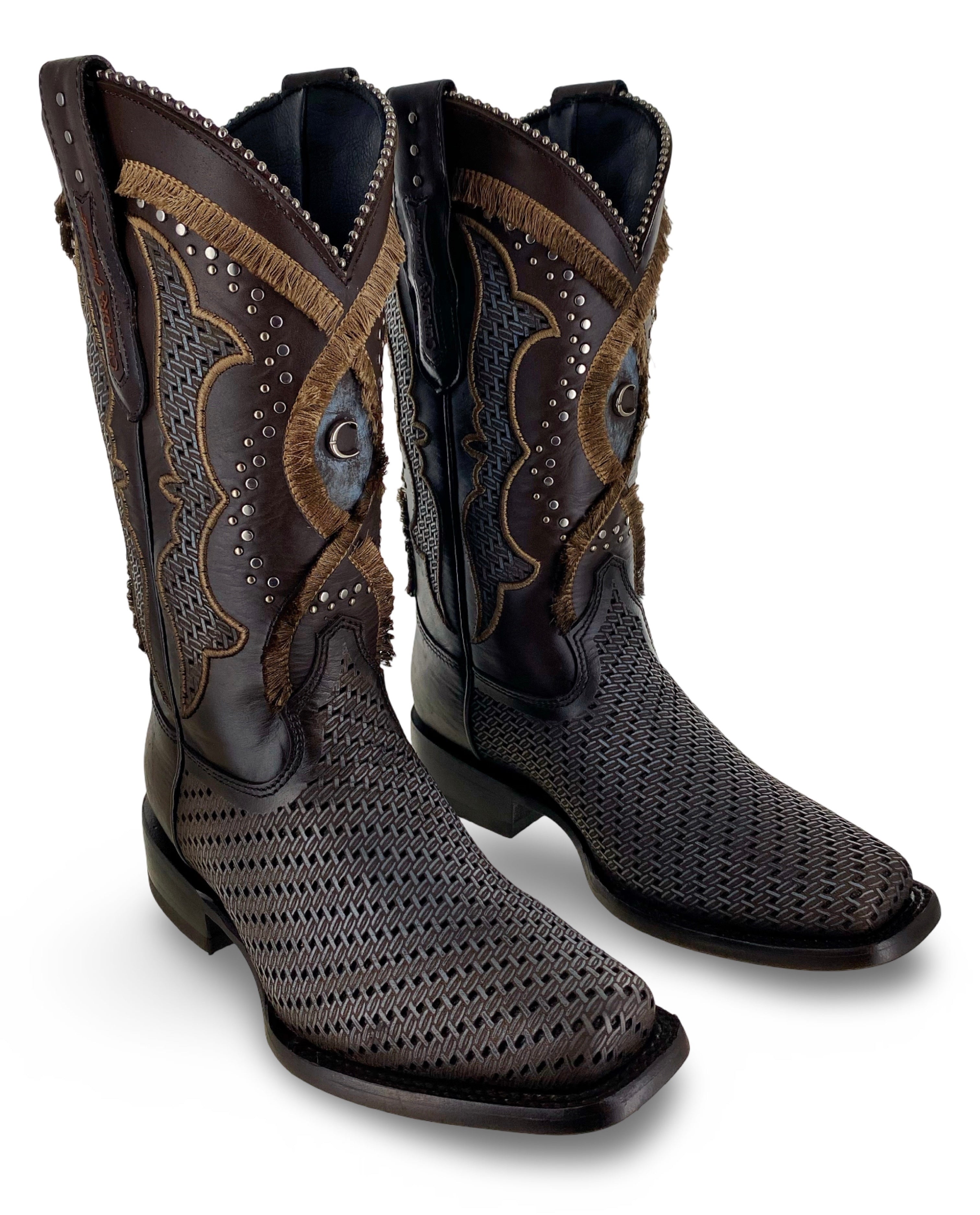 Cuadra Wmns Bovine Leather Vintage Camaleon Baby Blue Boots CU997