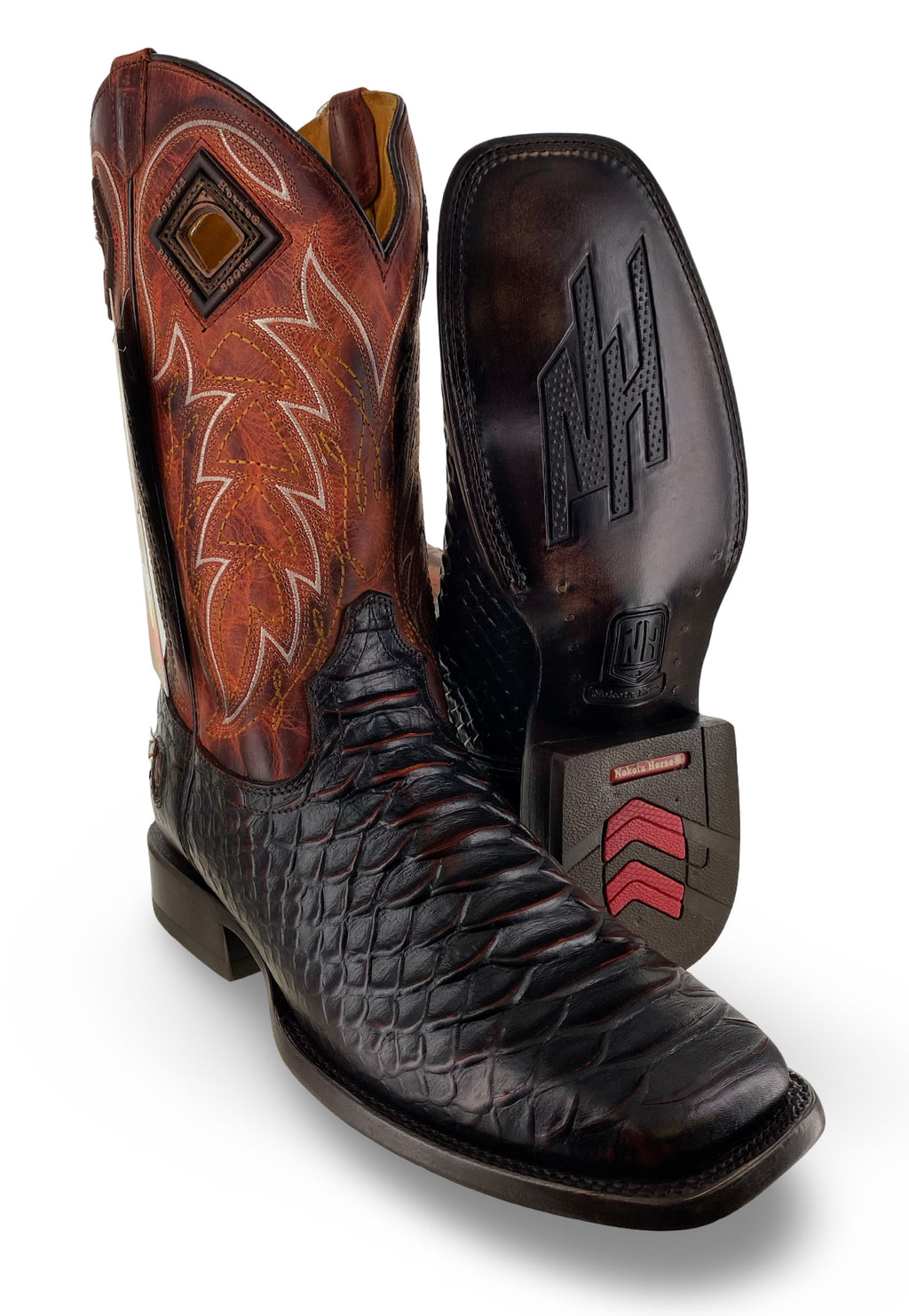 Nokota Horse Mens McCarthy 18 GB Piton Naranja