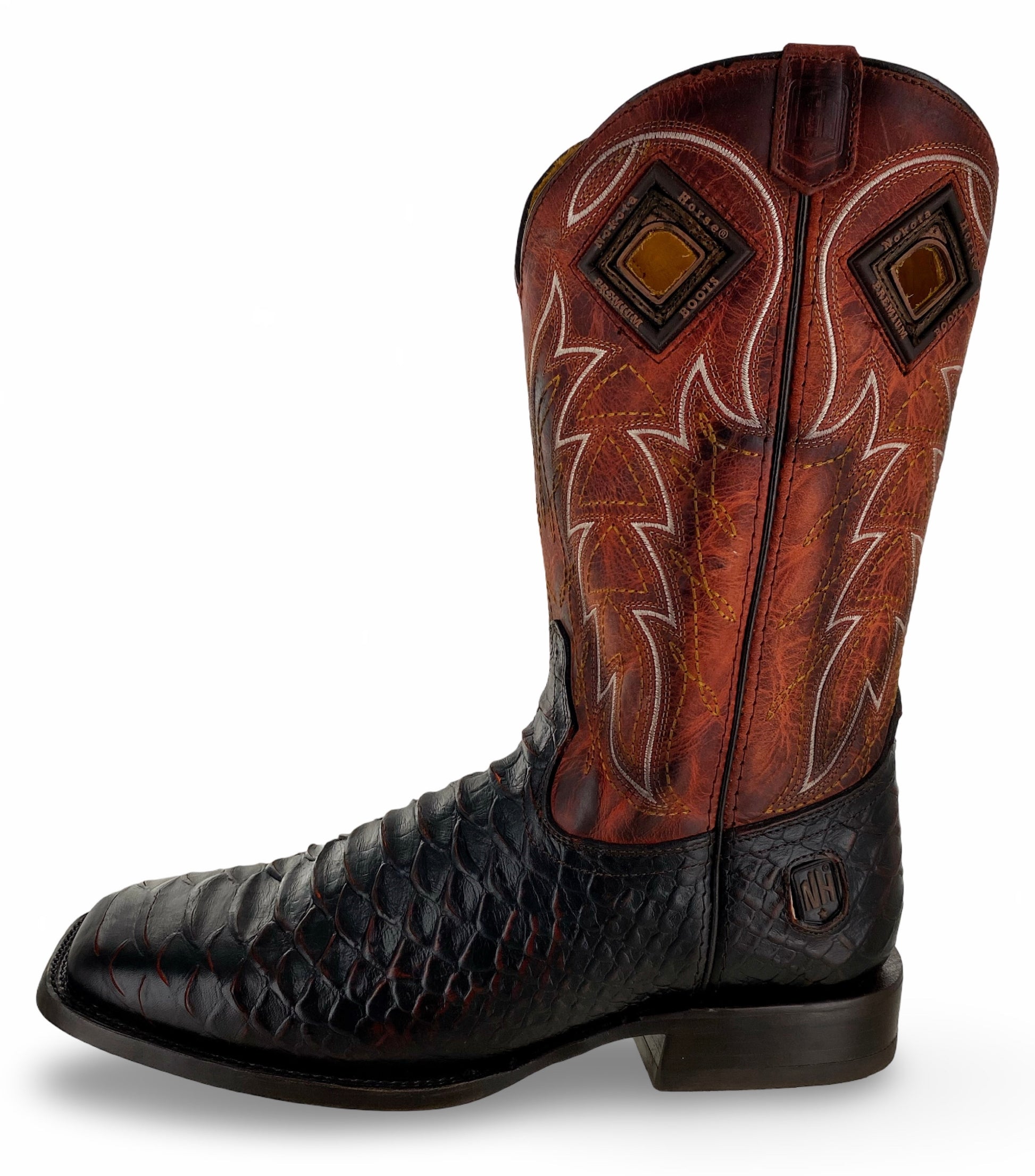 Nokota Horse Mens McCarthy 18 GB Piton Naranja