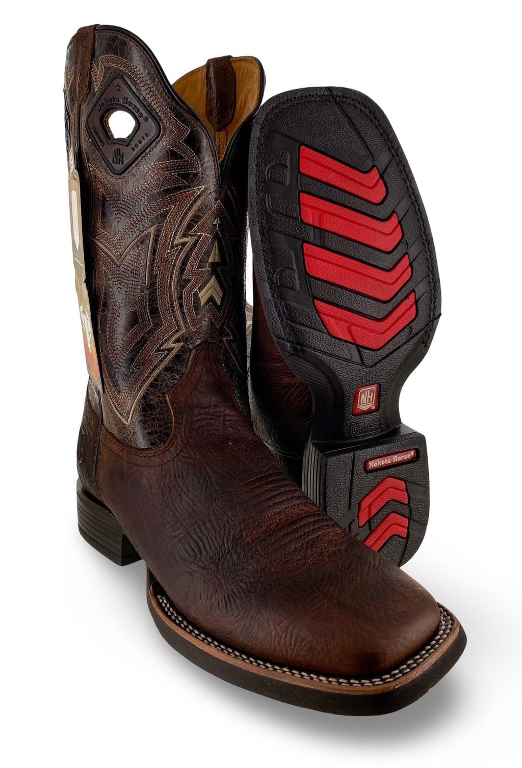 Nokota Horse Mens Morgan 18 Shoulder Redwood