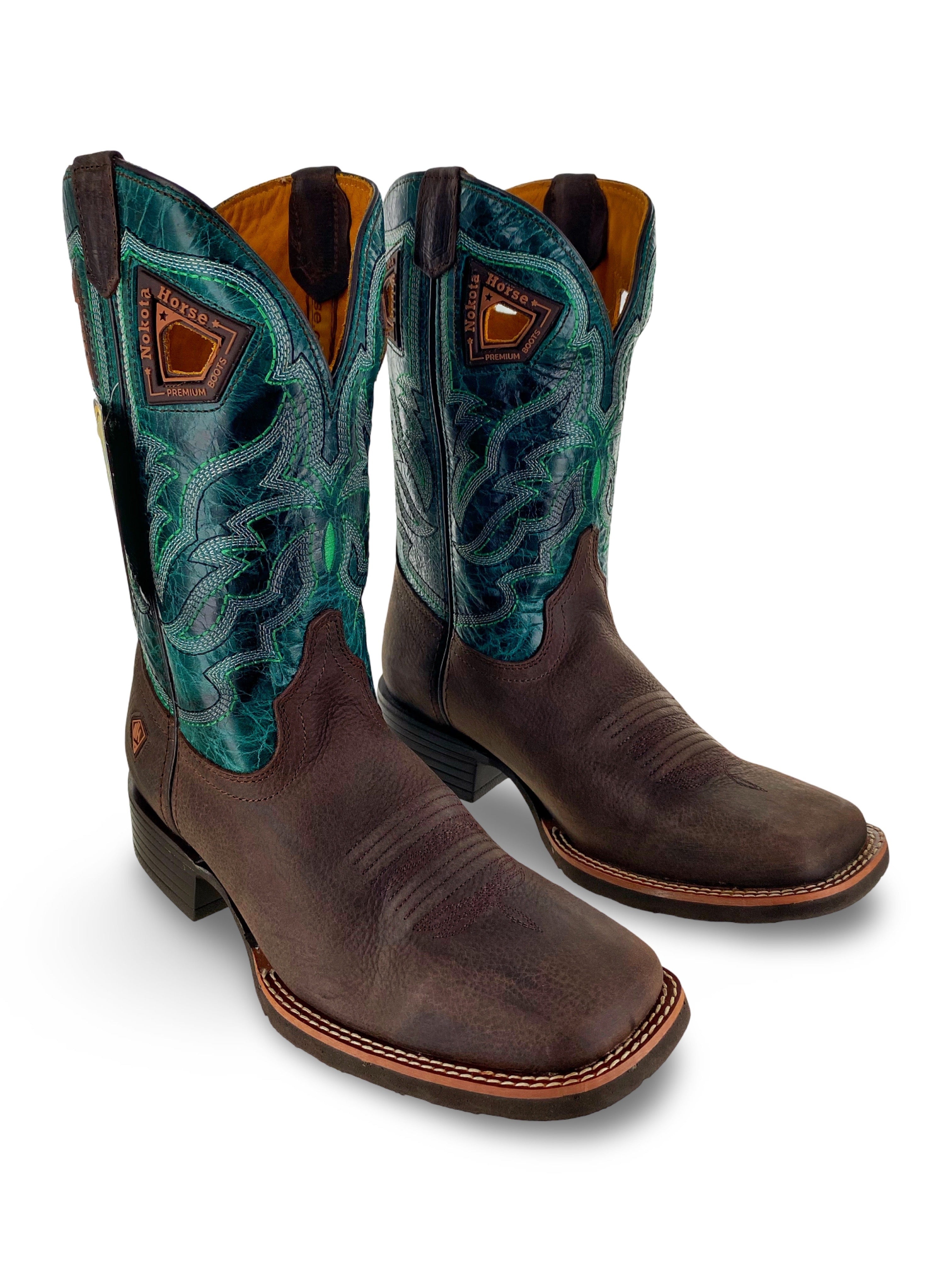 Nokota Horse Big Kids Columbia 15 Bisonte Tinker Choco Rubi Verde COL1532