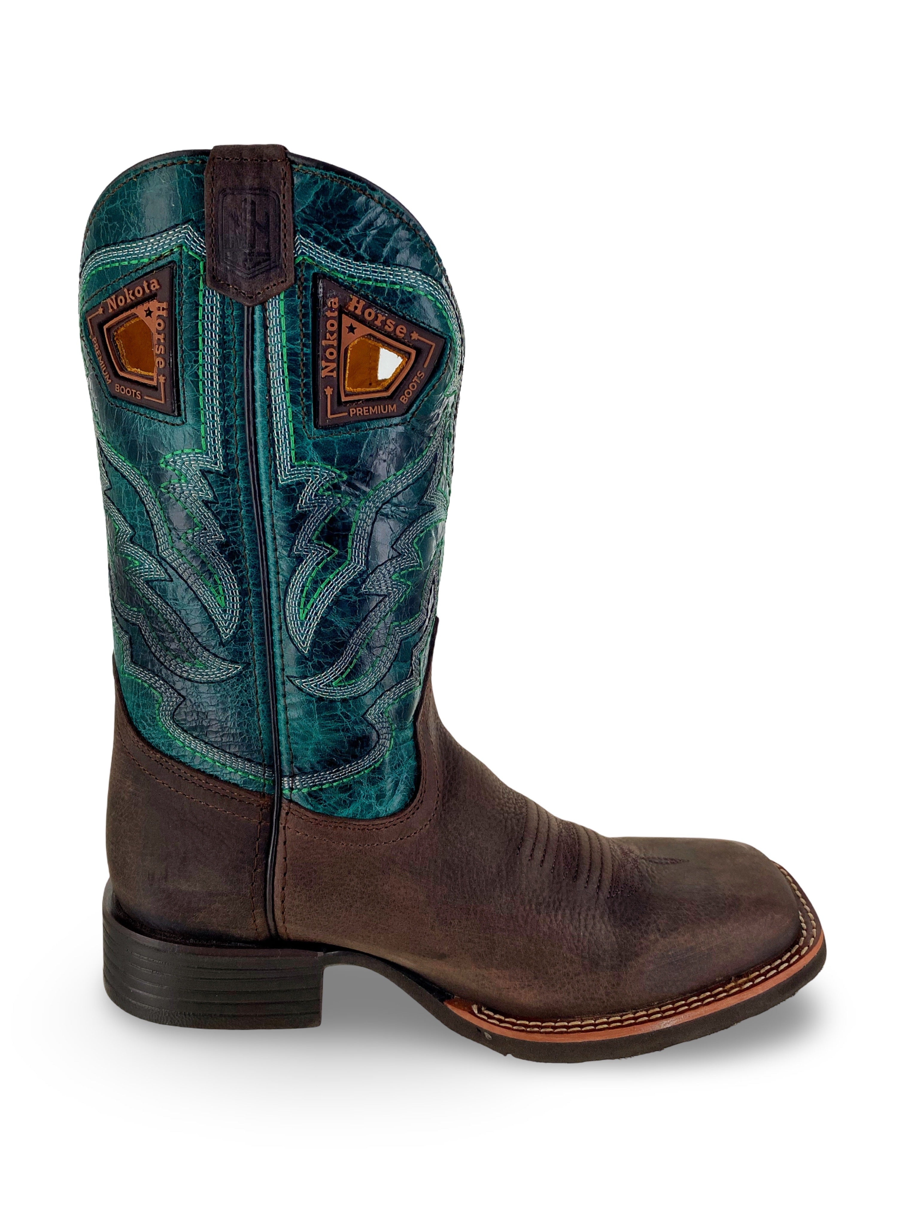 Nokota Horse Big Kids Columbia 15 Bisonte Tinker Choco Rubi Verde COL1532