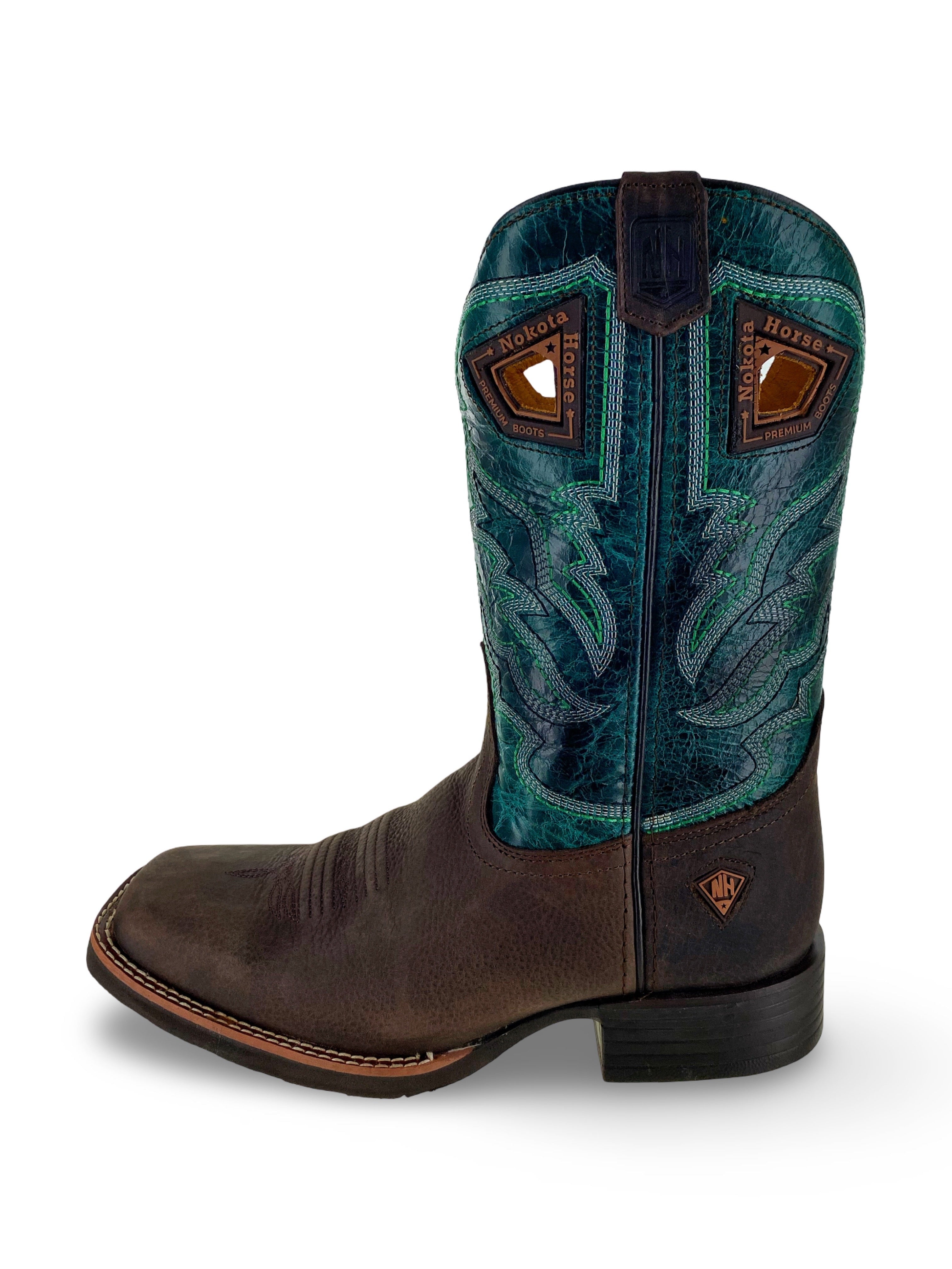 Nokota Horse Big Kids Columbia 15 Bisonte Tinker Choco Rubi Verde COL1532