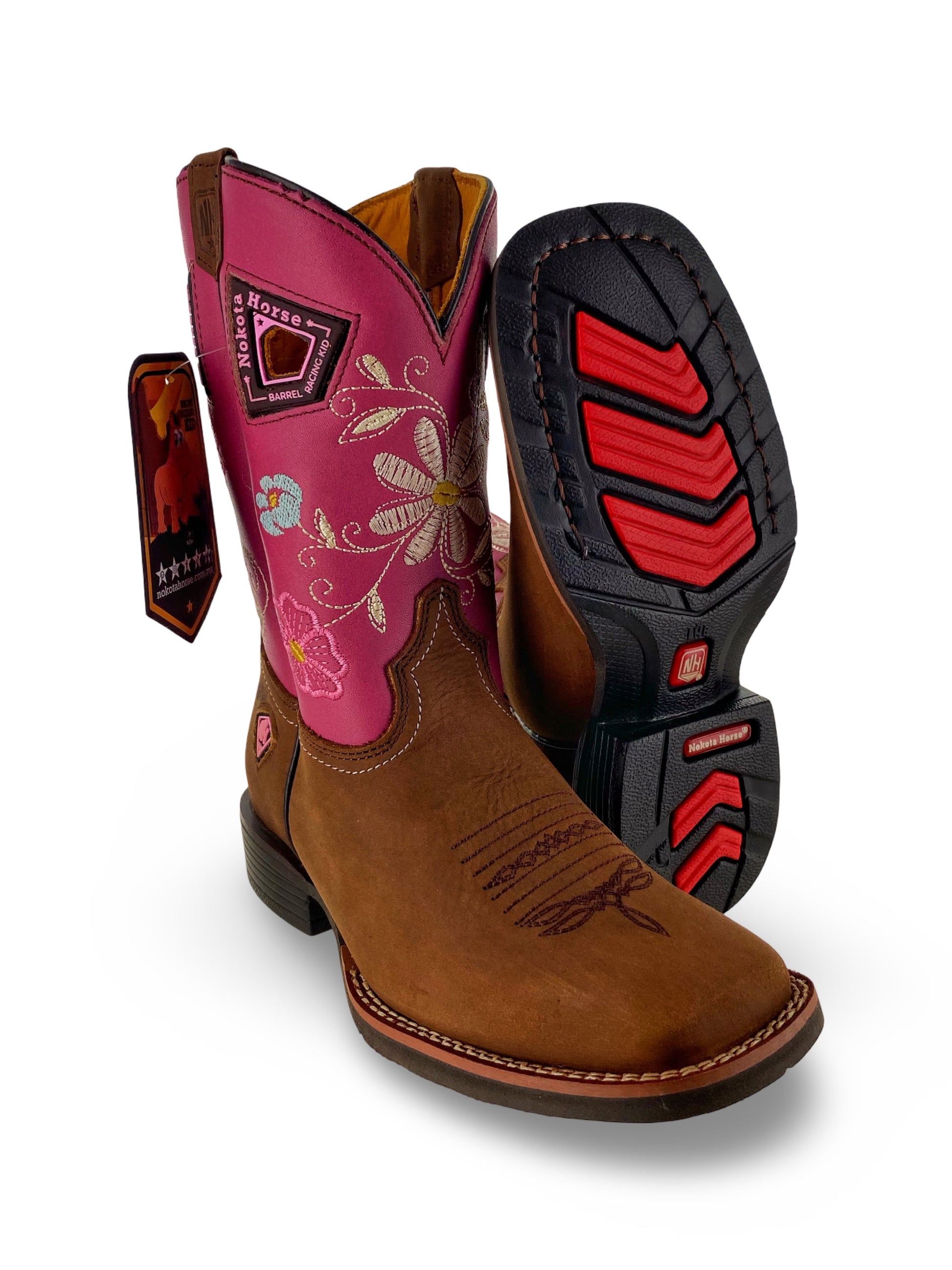 Nokota Horse Kids Grey 15 Crazy H Miel Rubi Rosa GRE1522