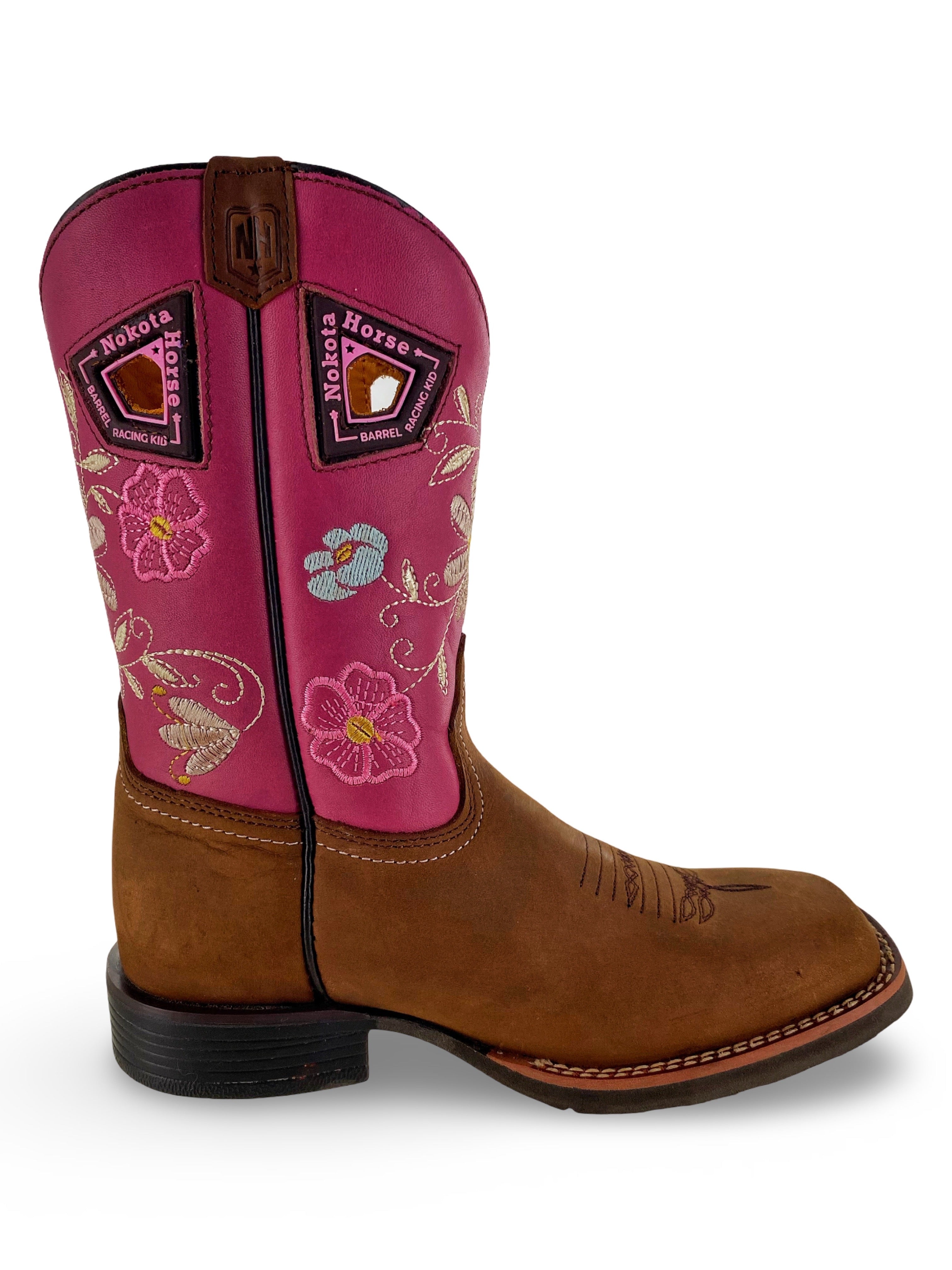 Nokota Horse Kids Grey 15 Crazy H Miel Rubi Rosa GRE1522