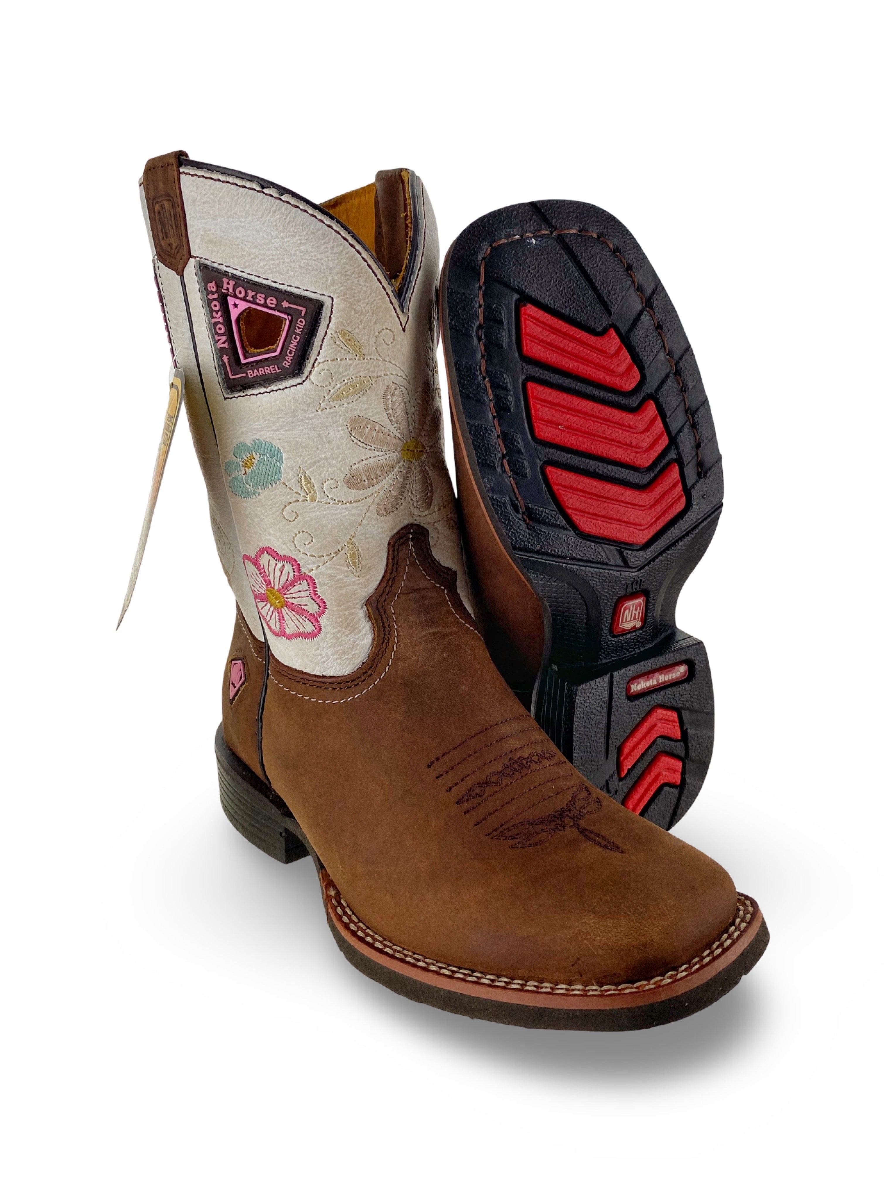 Nokota Horse Big Kids Grey 15 Crazy H Miel Palomino Blanco