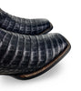 Cuadra Mens Bota De Fucus (Caiman) Lomo Belly Black CU976-L