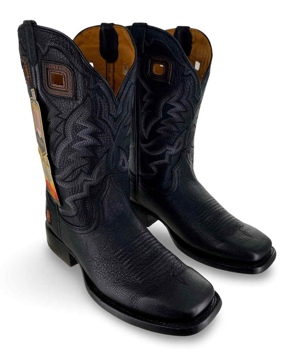 Nokota Horse Mens Cheyenne 18 Deer Negro