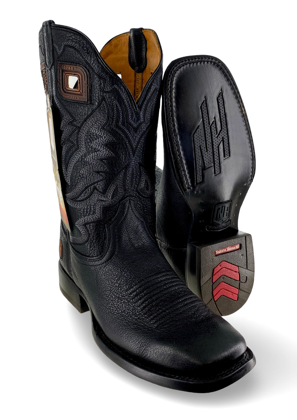 Nokota Horse Mens Cheyenne 18 Deer Negro