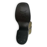 Franko Boots Mens Bulldog Grabado Avestruz Miel