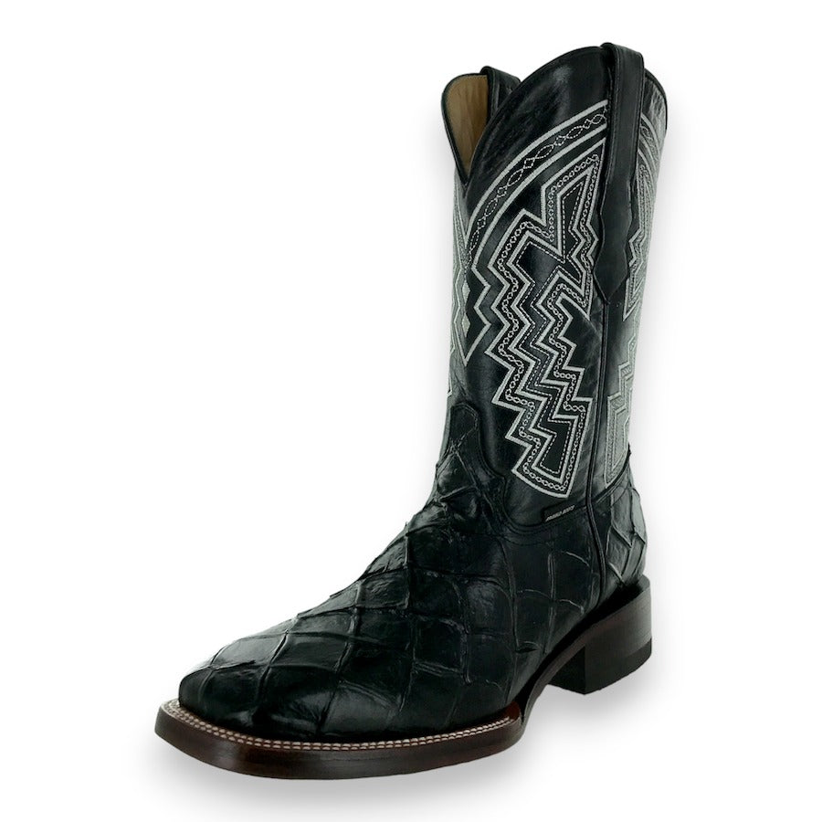 Franko Boots Mens Bulldog Pescado Negro