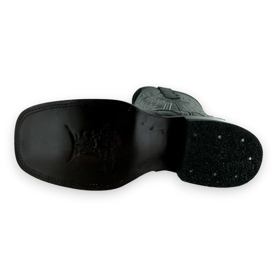 Franko Boots Mens Bulldog Pescado Negro