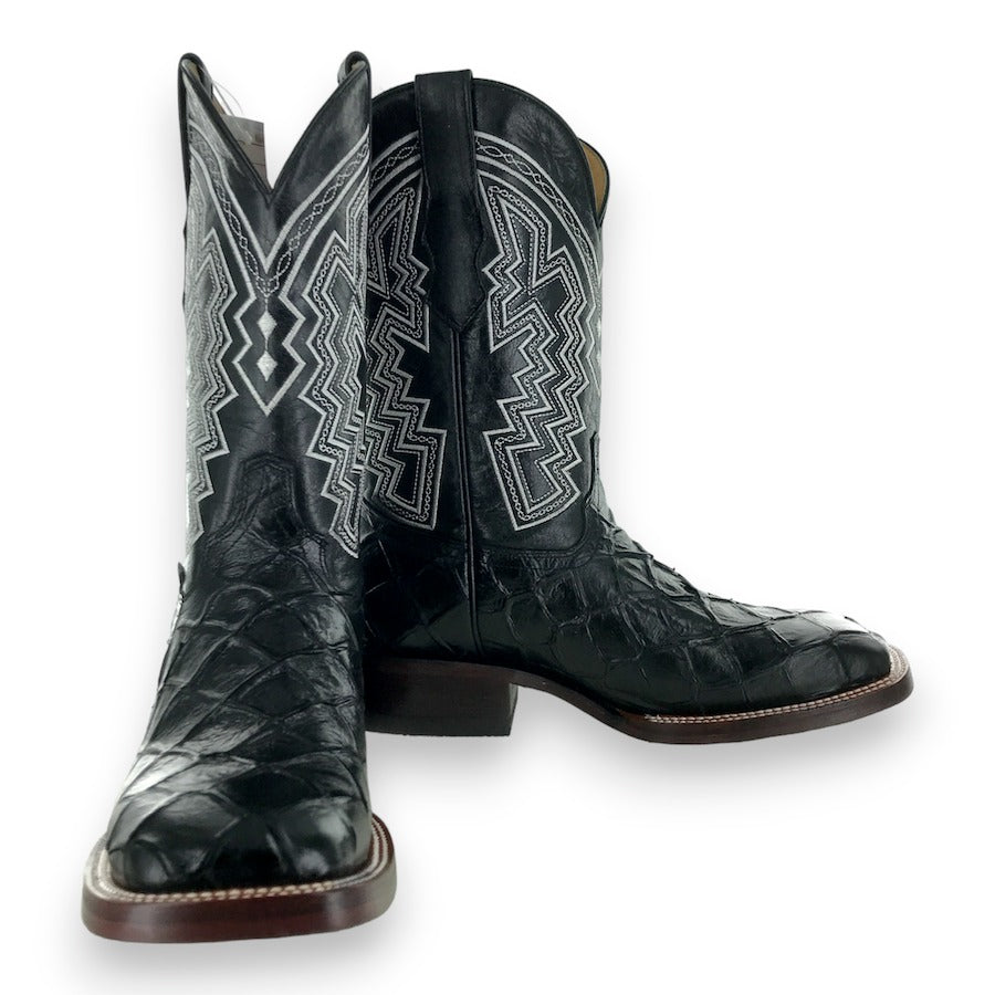 Franko Boots Mens Bulldog Pescado Negro