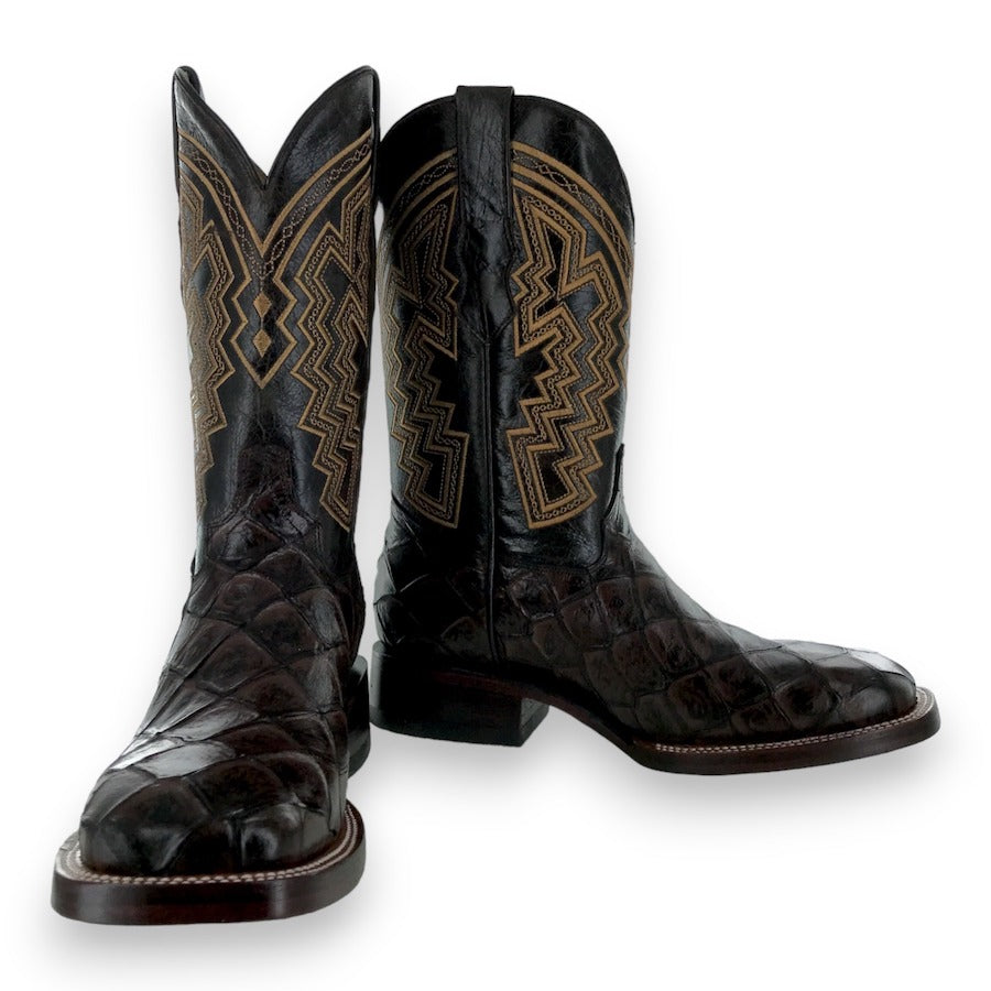 Franko Boots Mens Bulldog Pescado Cafe