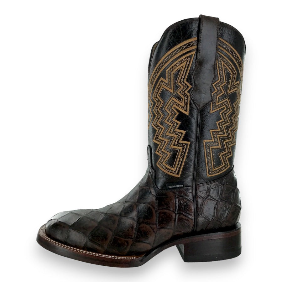 Franko Boots Mens Bulldog Pescado Cafe