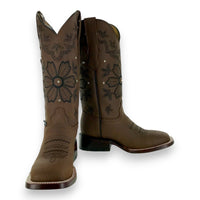 Franko Boots Women's Aurora Crazy Cafe Diamantes