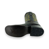 Franko Boots Women's Melisa Lizard Cafe/Blk