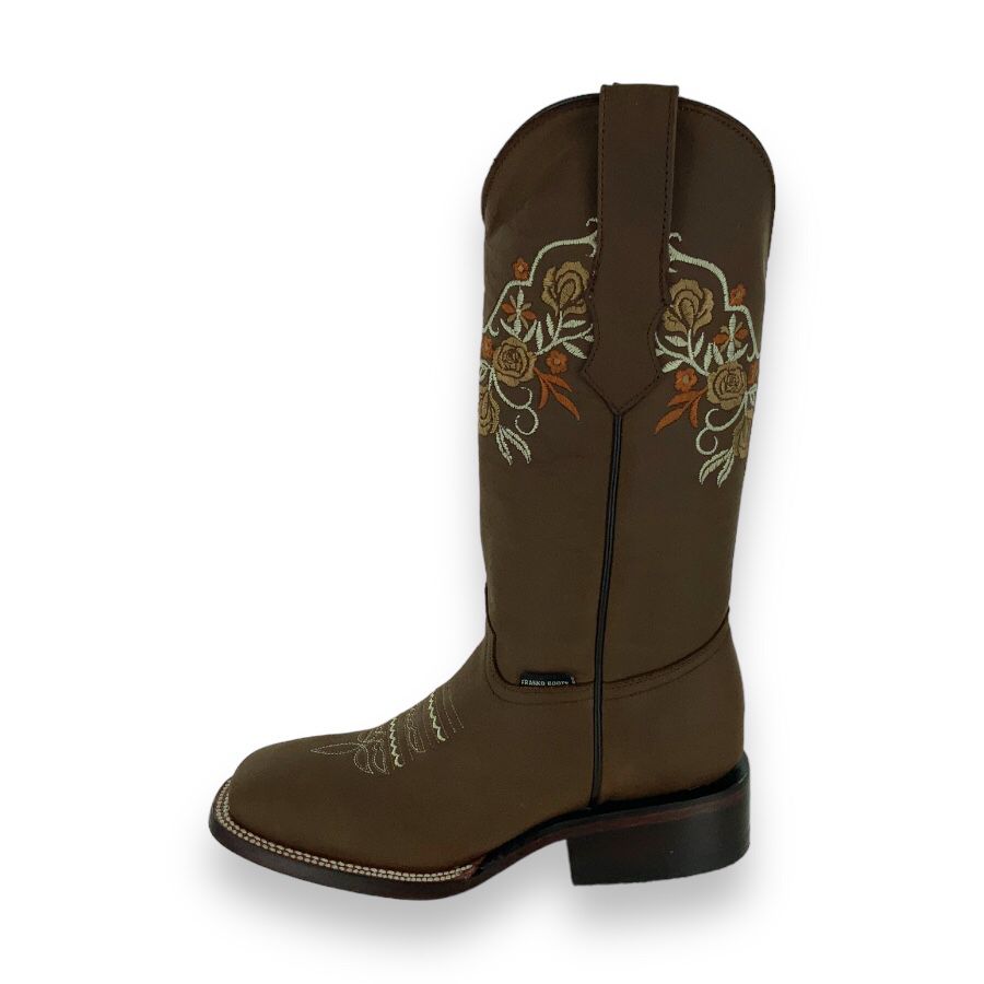 Franko Boots Women's Turqueza Crazy Cafe (No Belt)