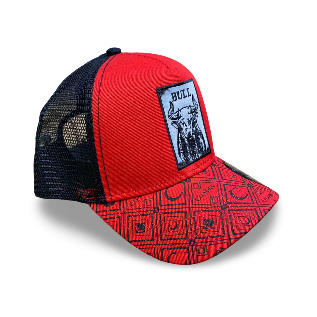 CUADRA | BULL RED SNAPBACK OSFM